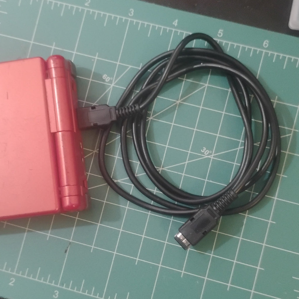 Nintendo GBA SP Fire Red AGS-001 Bundle Wireless Link Adapter/Link Cable/Charger