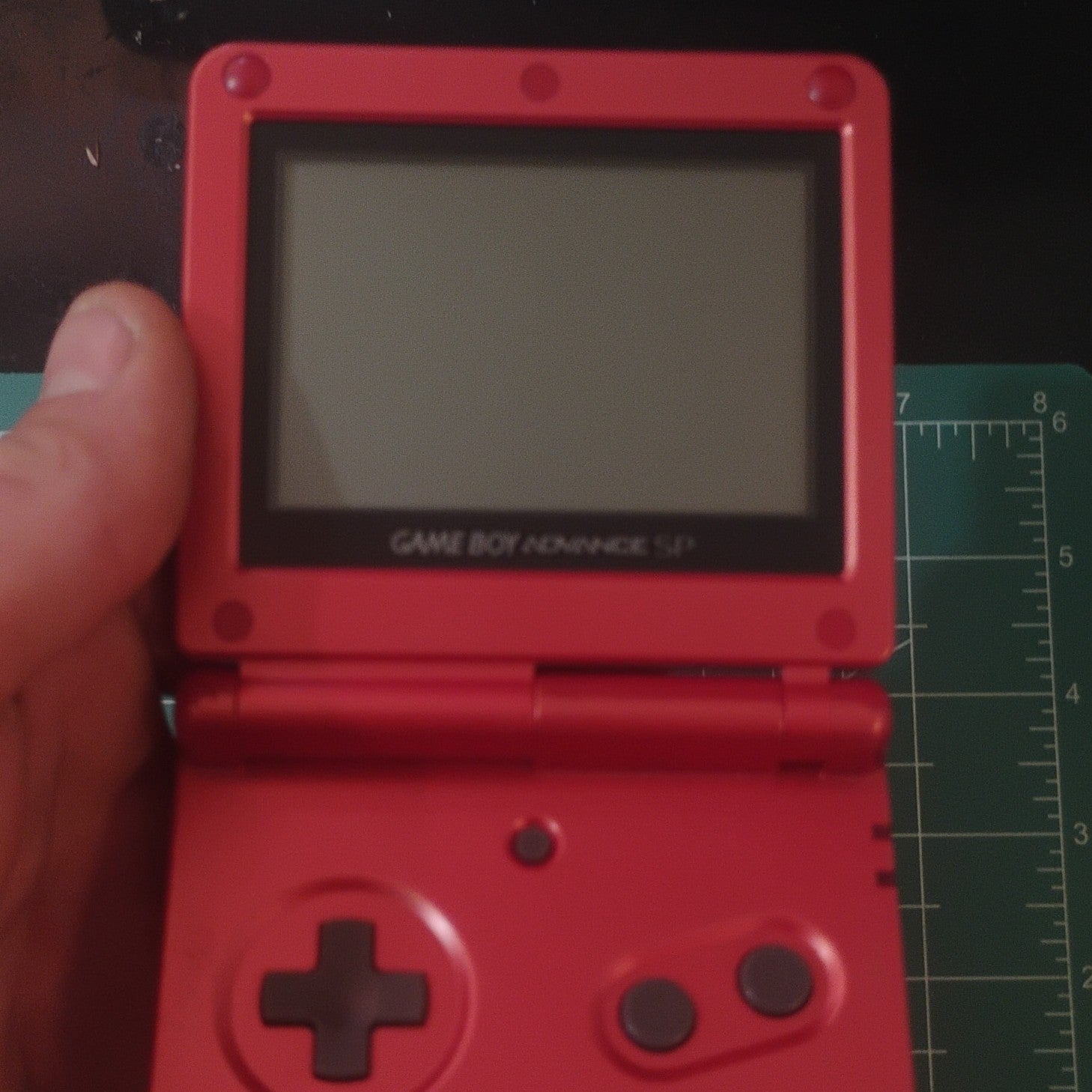 Nintendo GBA SP Fire Red AGS-001 Bundle Wireless Link Adapter/Link Cable/Charger