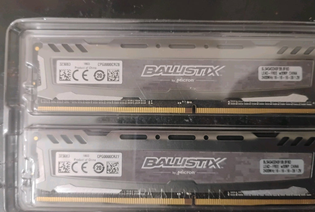 Micron Ballistix Sport 8GB (2x4GB) DDR4-2400 288-Pin DIMM XMP BLS4G4D240FSA.8FBD